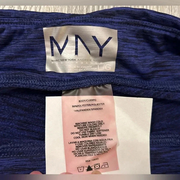 Marc New York Performance Womens Sz XL Purple Stretchy Leggings PLZPCO510 NWOT - Picture 7 of 12